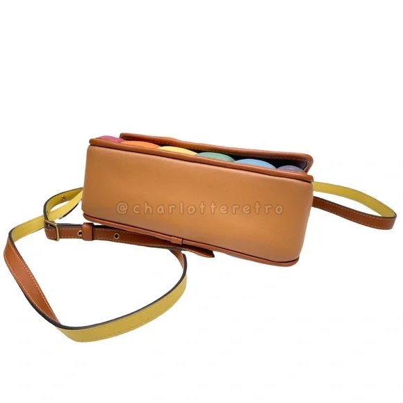 Coach Pride Collection • Quilted Rainbow Turnlock Clutch 20 - Picture 7 of 13